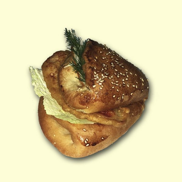 Бутерброд "Сытный" с куриной отбивной